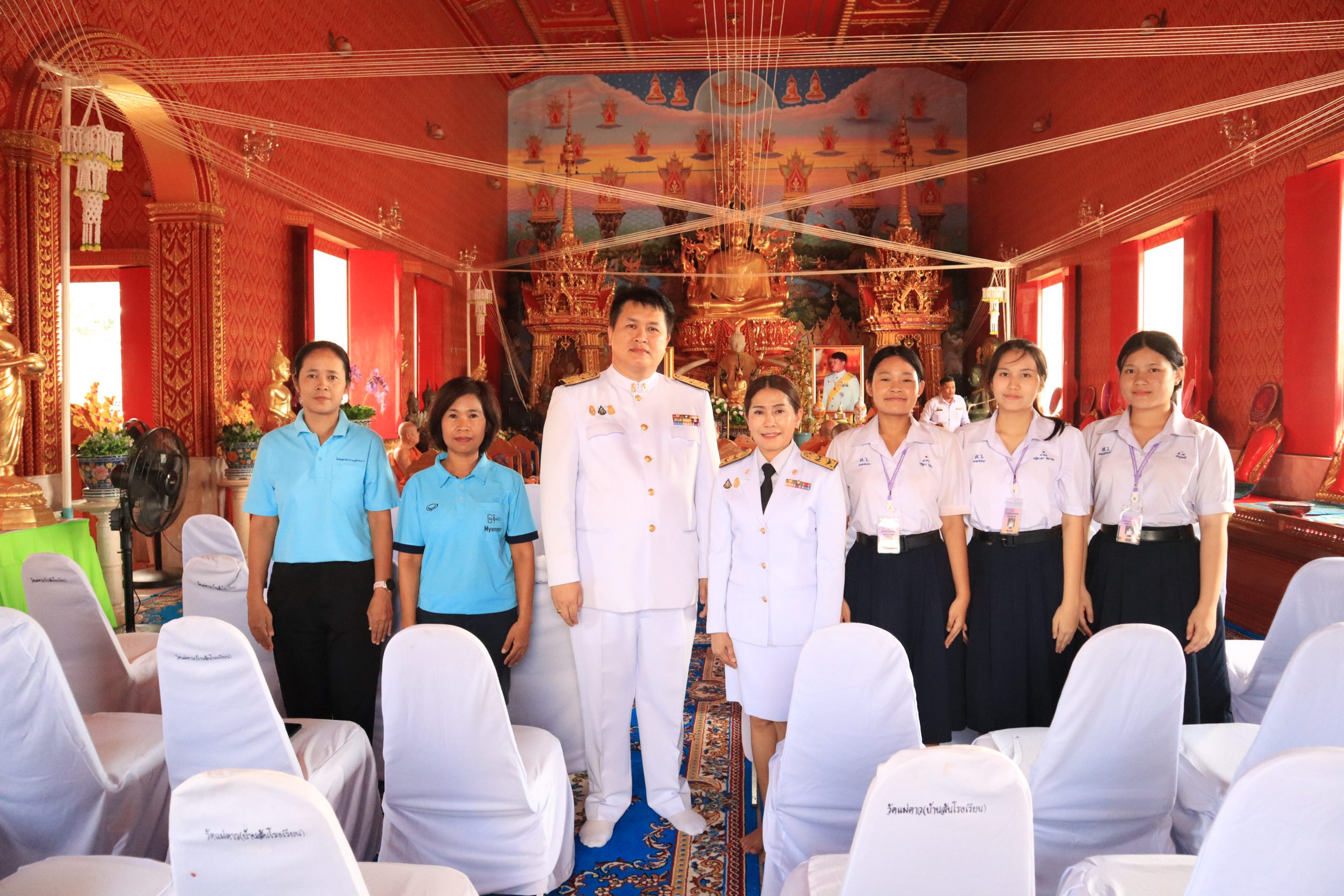 โรงเรียนสรรพวิทยาคม ร่วมพิธีเจริญพระพุทธมนต์ถวายพระพรแด่สมเด็จพระเจ้าลูกยาเธอ เจ้าฟ้าทีปังกรรัศมีโชติ มหาวชิโรตมางกูรสิริวิบูลยราชกุมาร เนื่องในโอกาสวันคล้ายวันประสูติ ๒๗ เมษายน ๒๕๖๗