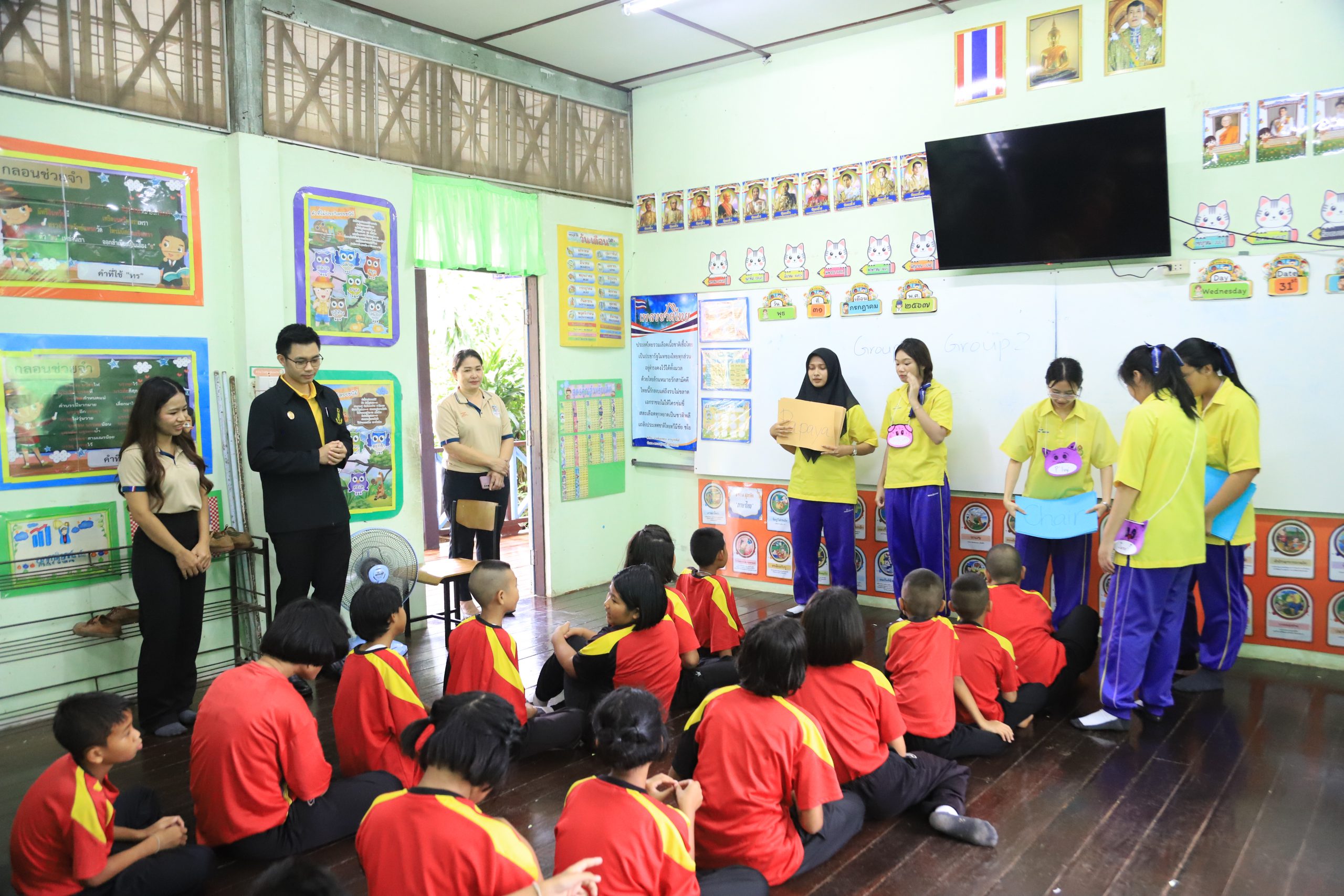 โรงเรียนสรรพวิทยาคม โดยกลุ่มสาระการเรียนรู้ภาษาต่างประเทศที่ ๑ ห้องเรียนพิเศษ MP จัดค่ายส่งเสริมการเรียนรู้ท้องถิ่นนอกห้องเรียน Outside Classroom Learning (OCL) Community Service Camp