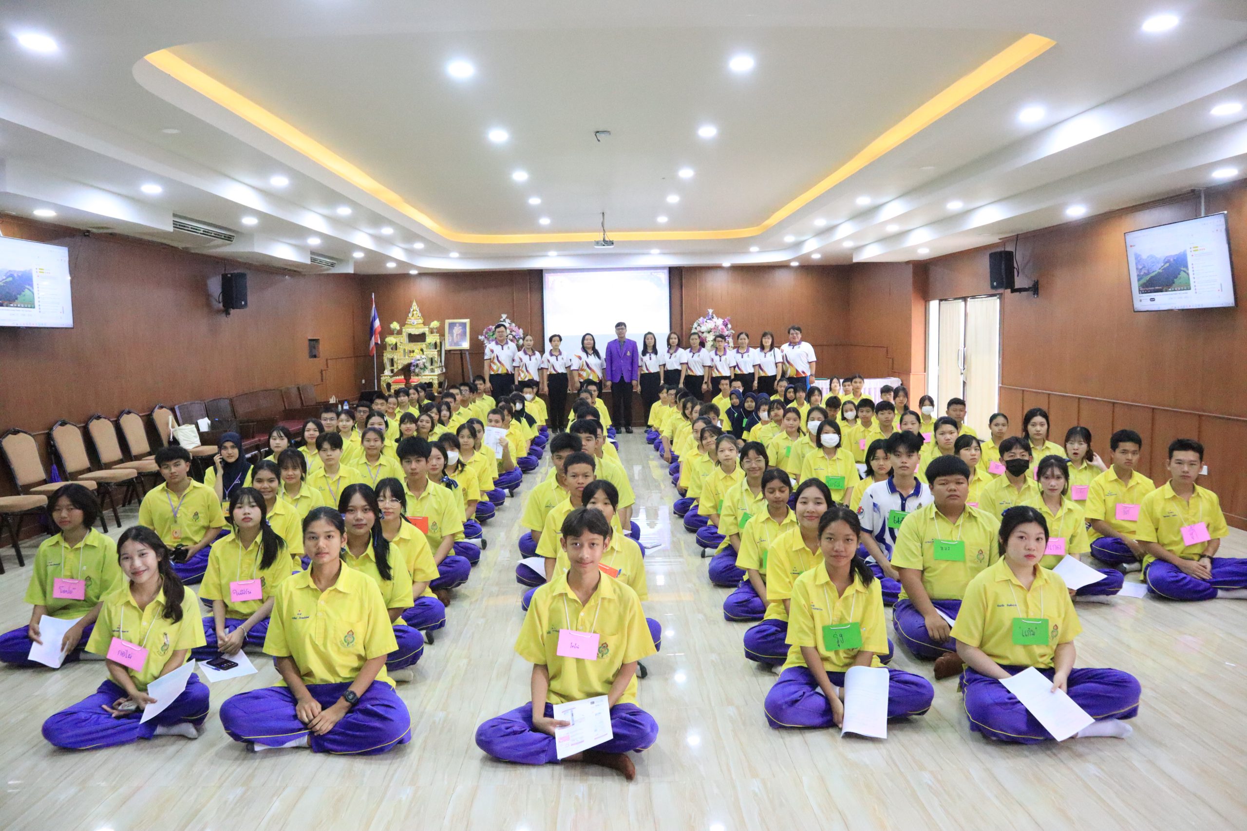 โรงเรียนสรรพวิทยาคม งานห้องสมุด กลุ่มสาระการเรียนรู้ภาษาไทย จัดค่ายยุวบรรณารักษ์ส่งเสริมการอ่าน