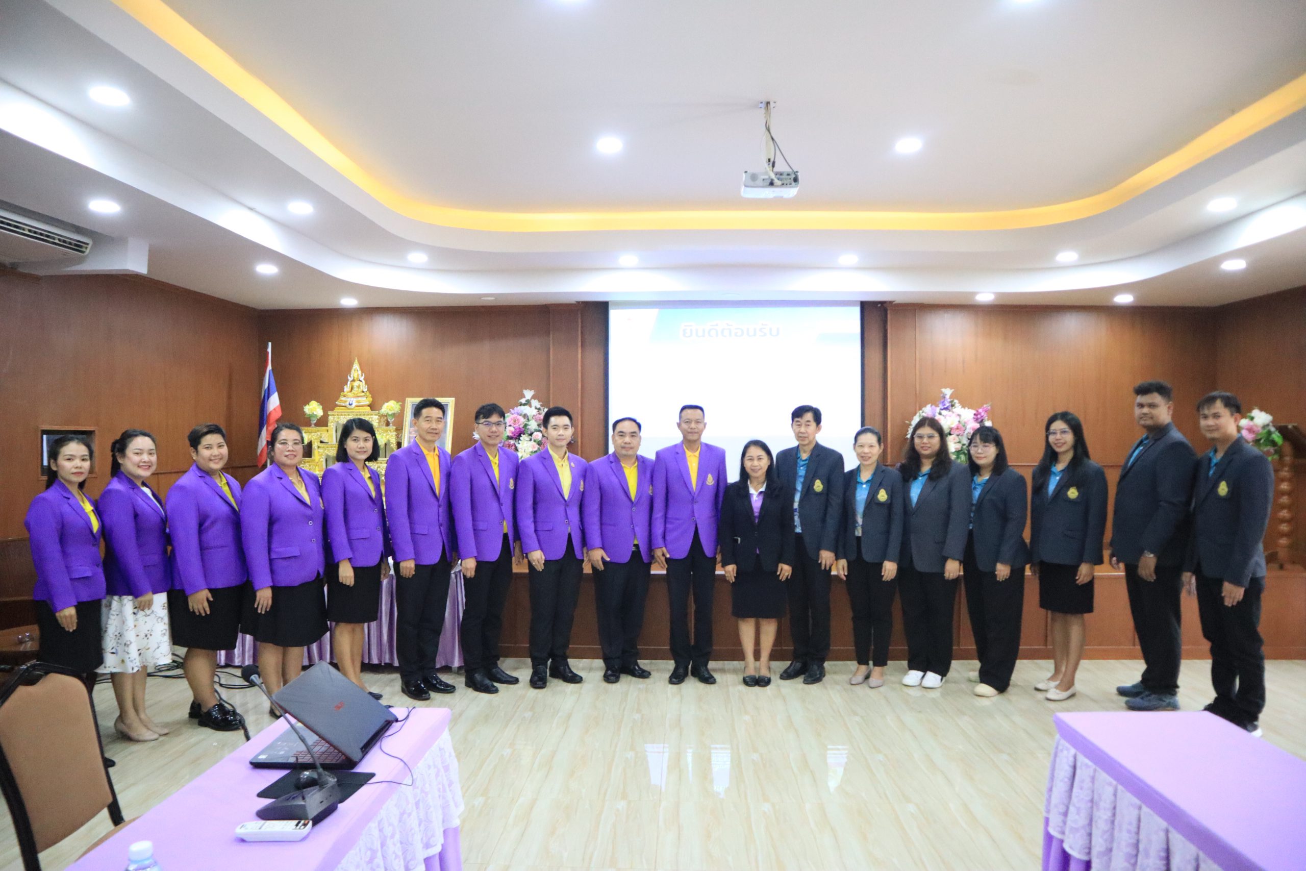 โรงเรียนสรรพวิทยาคม ต้อนรับคณะศึกษาดูงานจากโรงเรียนท่าม่วงราษฎร์บำรุง จังหวัดกาญจนบุรี