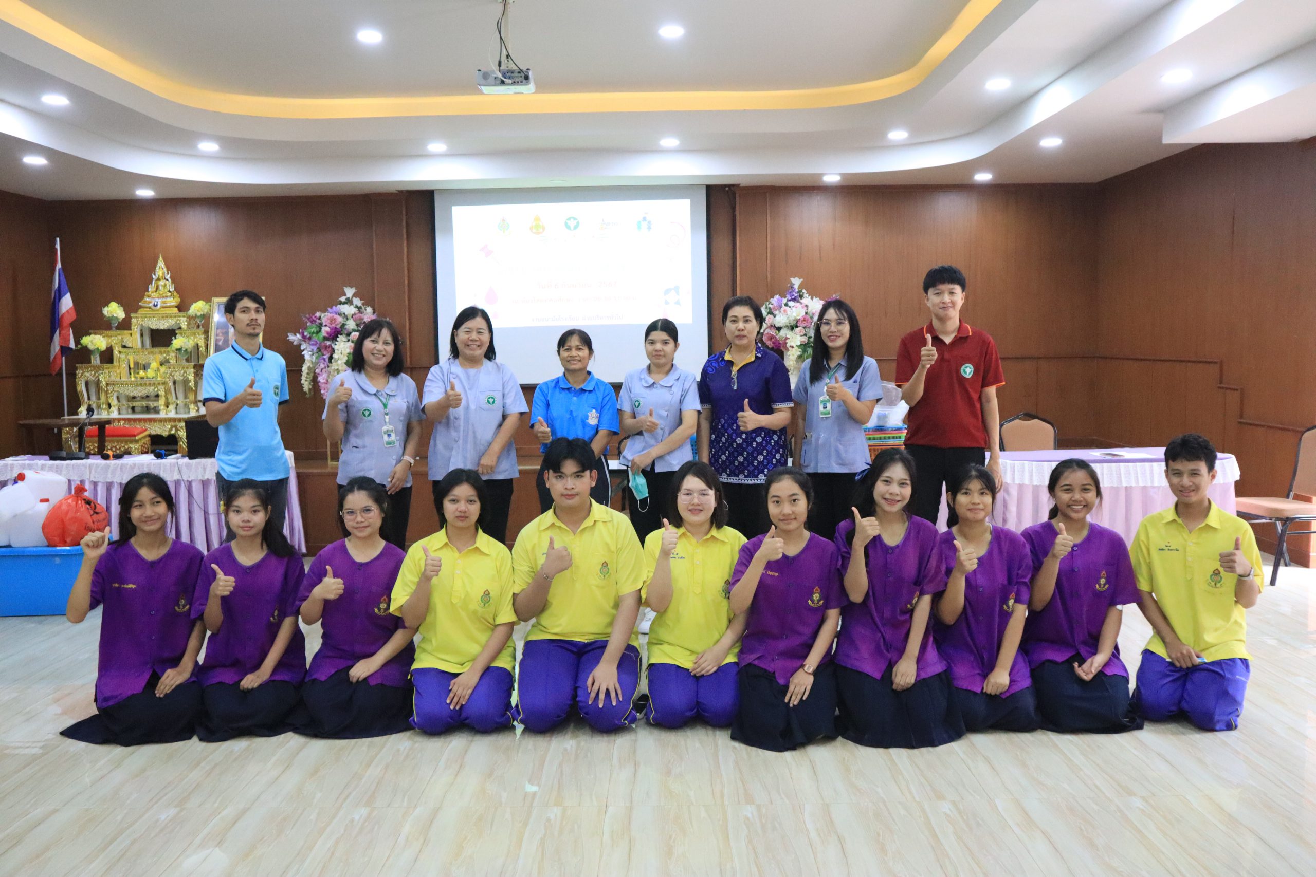 โรงเรียนสรรพวิทยาคม ร่วมกับ โรงพยาบาลแม่สอด ได้จัดการคัดกรอง CBC ให้กับนักเรียนหญิงชั้นมัธยมศึกษาปีที่ ๒