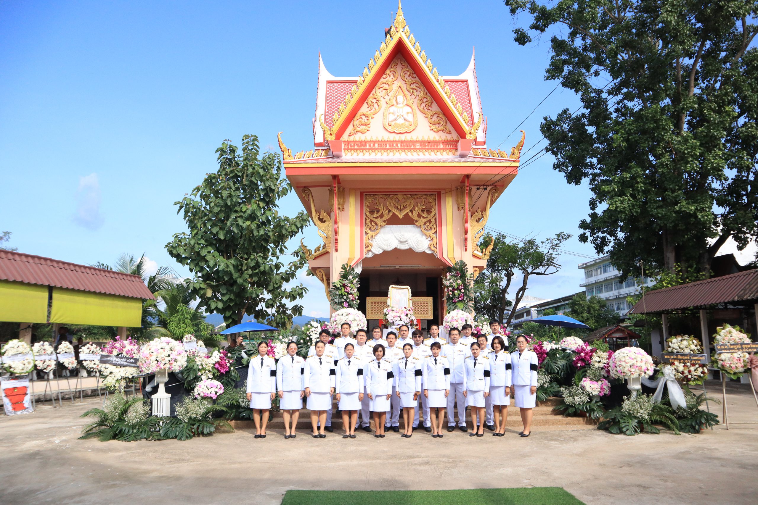 โรงเรียนสรรพวิทยาคม ร่วมพิธีพระราชทานเพลิงศพ ร.ต.อ.สุวัฒน์ ประทีป ณ ถลาง คู่สมรสของ คุณครูกัลยา ประทีป ณ ถลาง ครูโรงเรียนสรรพวิทยาคม