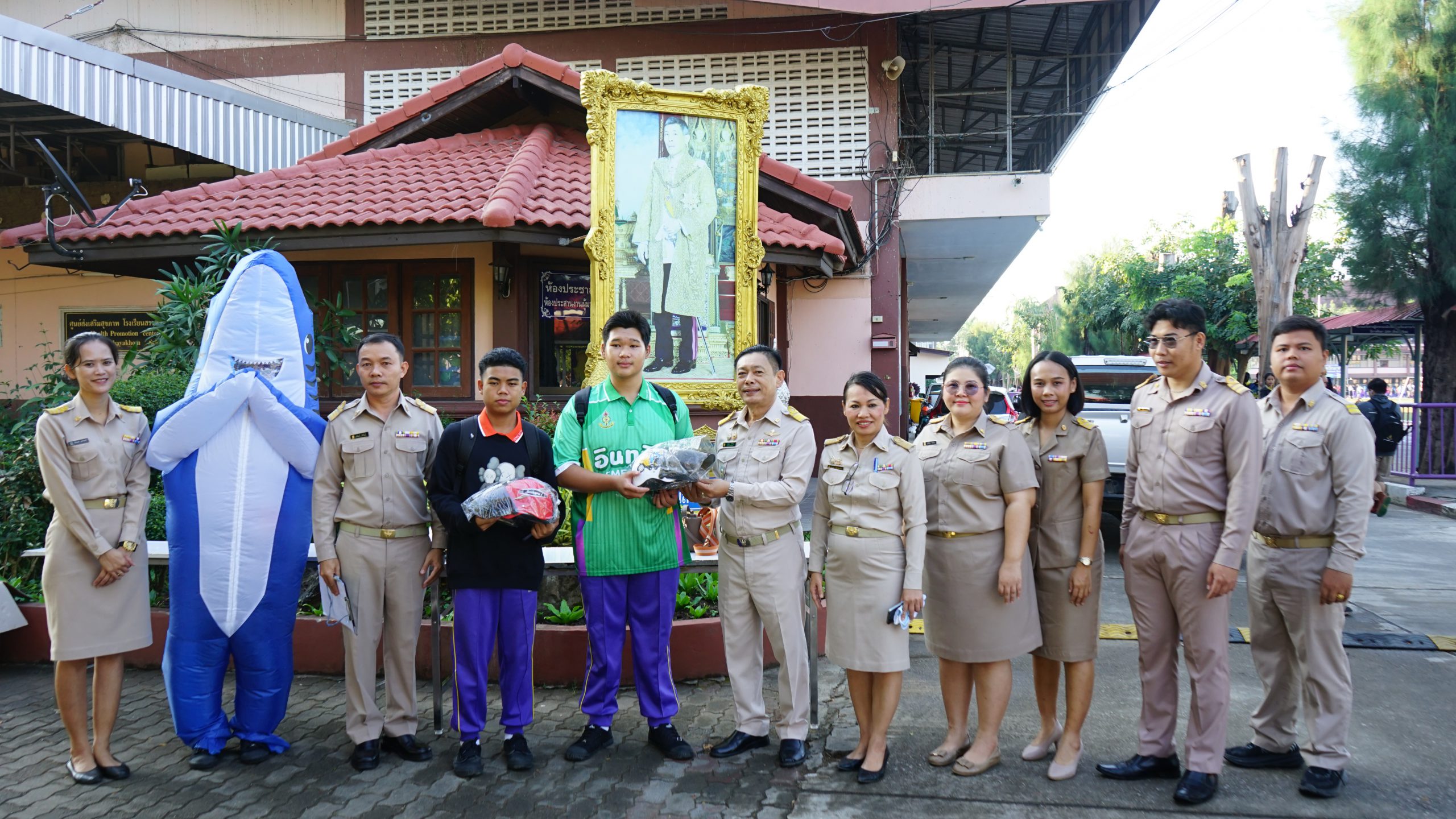 โรงเรียนสรรพวิทยาคม จัดโครงการส่งเสริมความปลอดภัยและป้องกันอุบัติเหตุทางถนน ประจำปีการศึกษา ๒๕๖๗