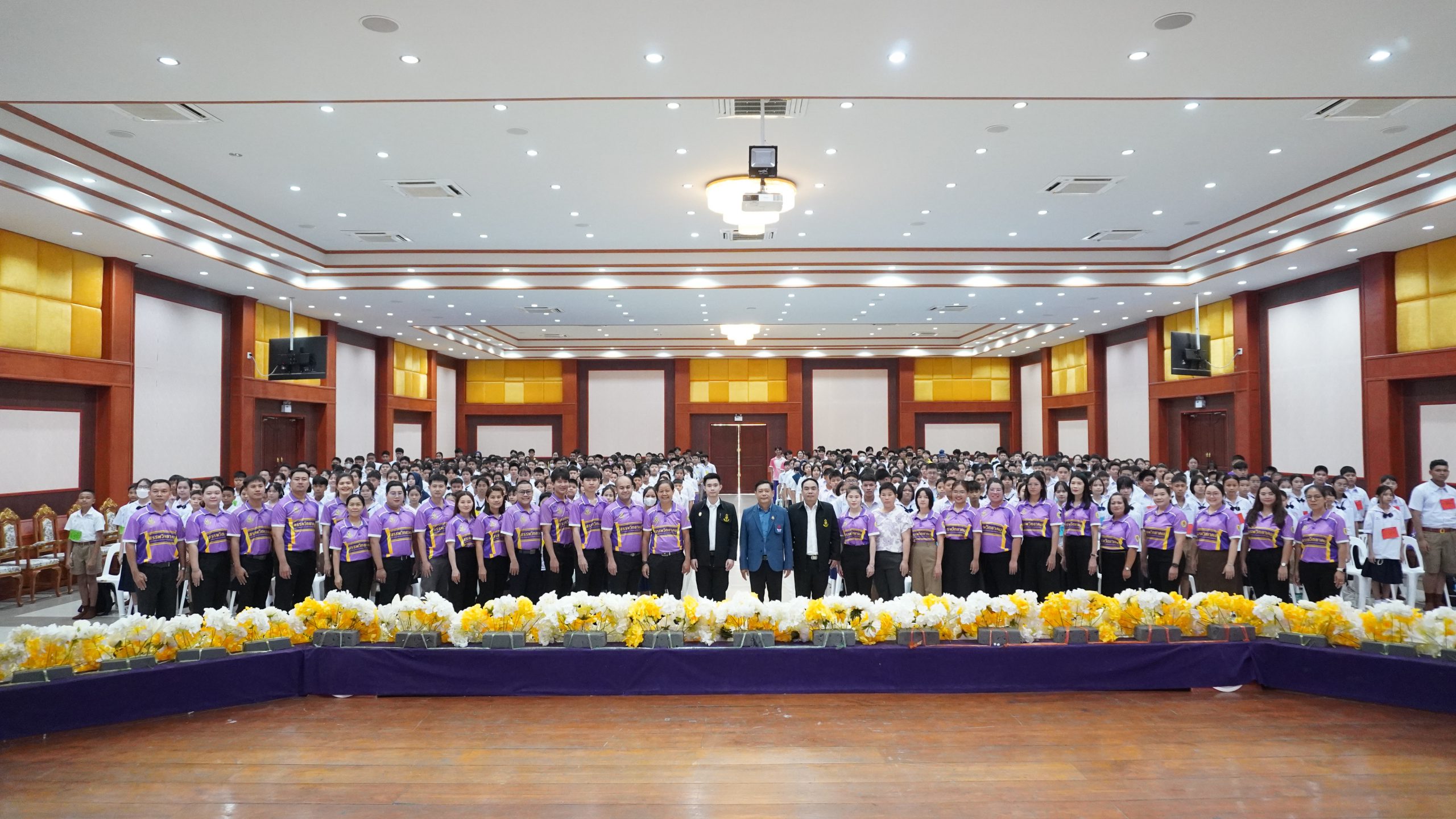 โรงเรียนสรรพวิทยาคม จัดกิจกรรมปฐมนิเทศ ระดับชั้นมัธยมศึกษาปีที่ ๑ และ ระดับชั้นมัธยมศึกษาปีที่ ๔ ปีการศึกษา ๒๕๖๘