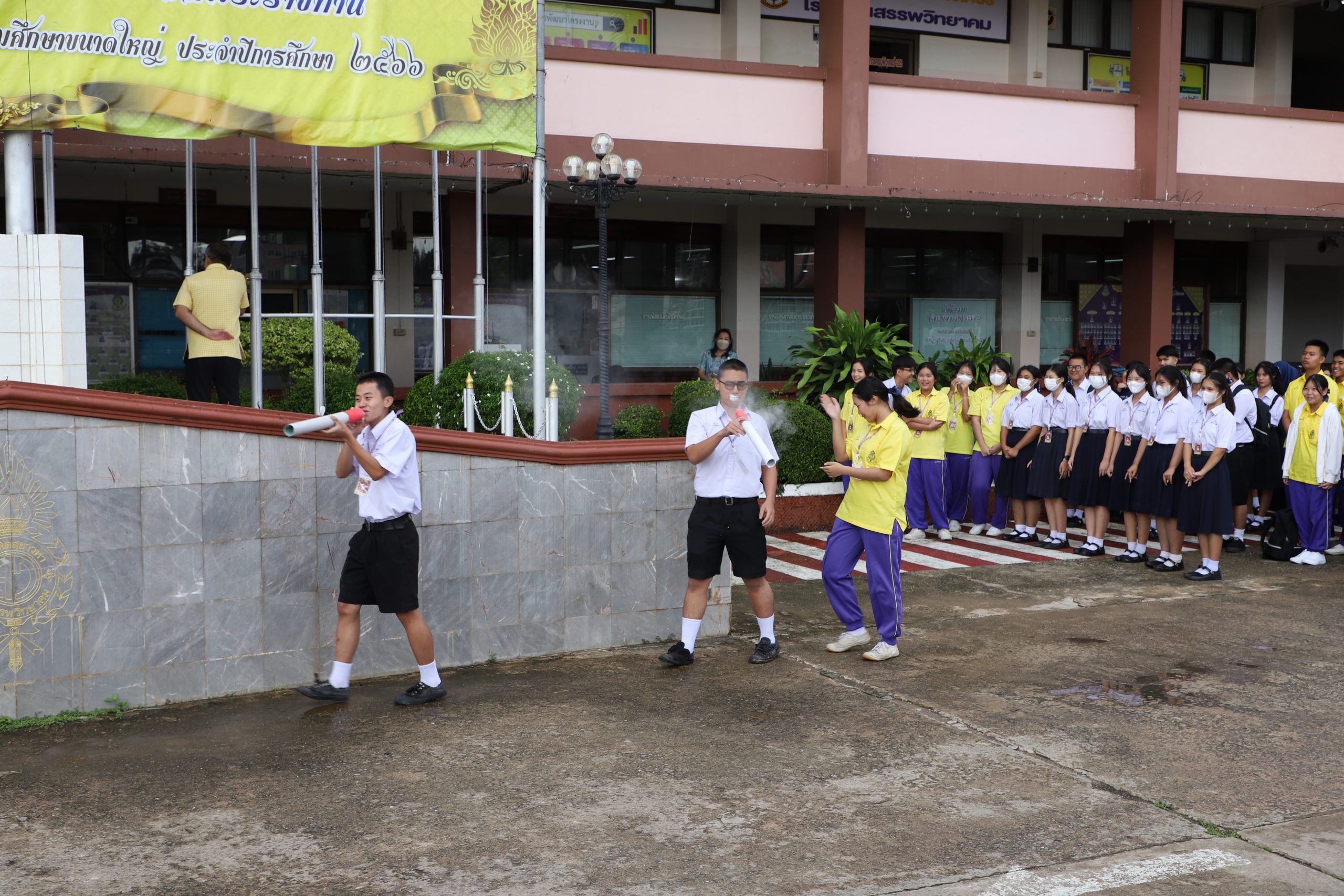 โรงเรียนสรรพวิทยาคม ได้จัดกิจกรรมรณรงค์เนื่องในวันงดสูบบุหรี่โลก