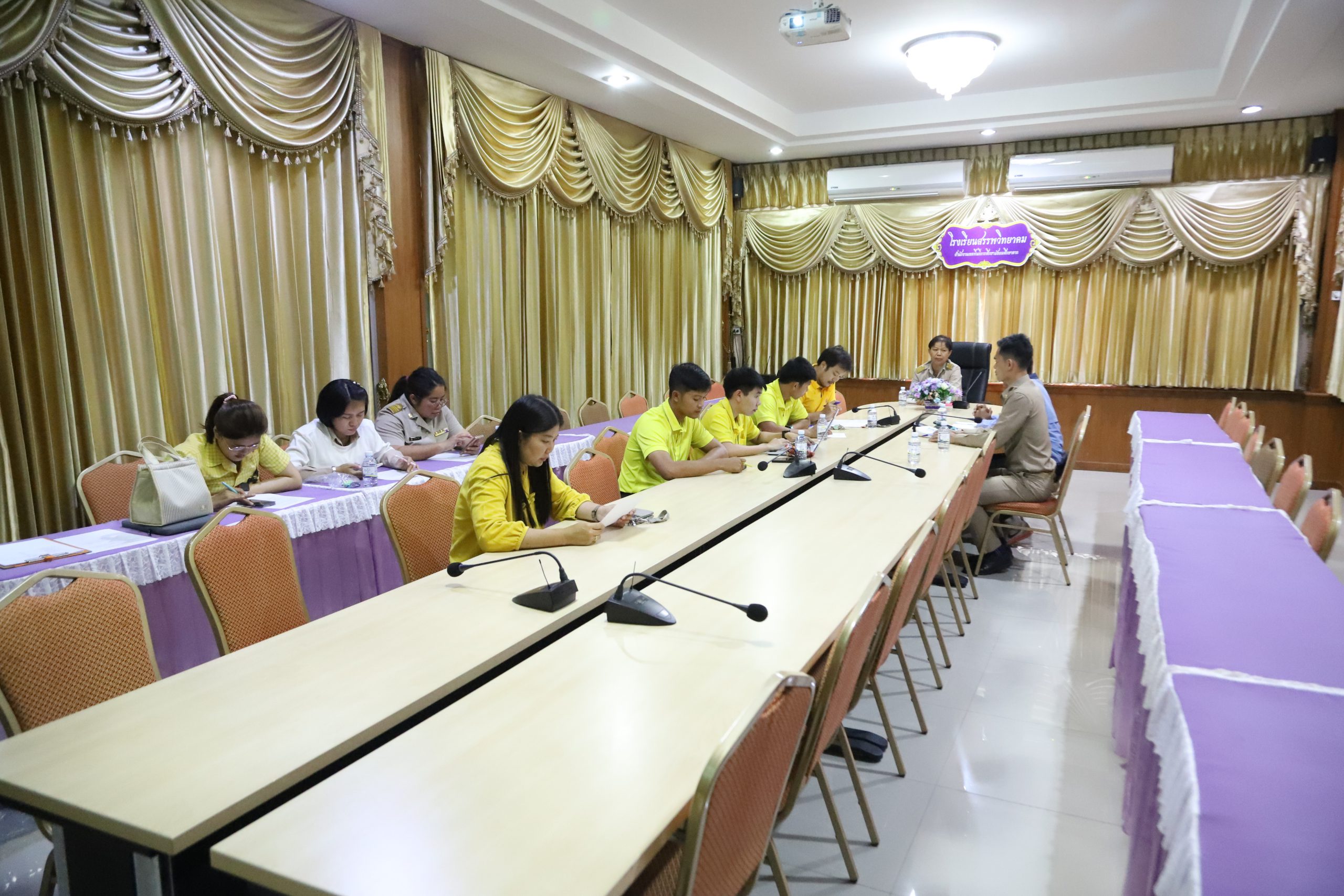 โรงเรียนสรรพวิทยาคม จัดการประชุมงานเดิน-วิ่งเพื่อสุขภาพ ๑๑๐ ปี สรรพวิทยาคมมินิมาราธอน