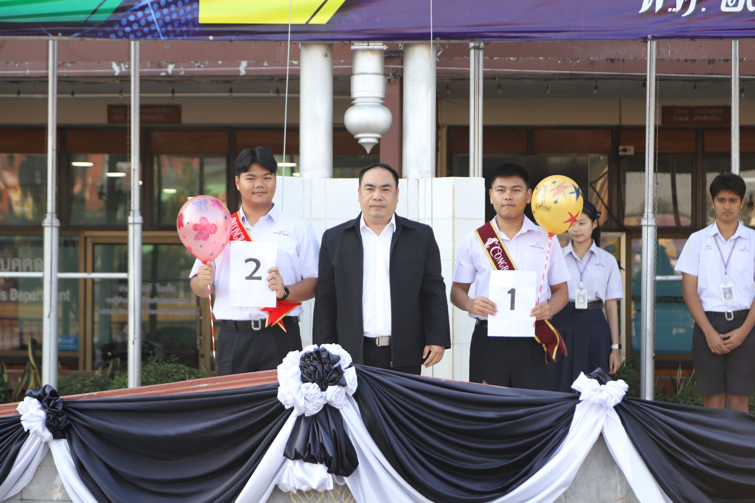 โรงเรียนสรรพวิทยาคม จัดกิจกรรมจับฉลากหมายเลขพรรค เพื่อเตรียมความพร้อมสู่การเลือกตั้งสภานักเรียน