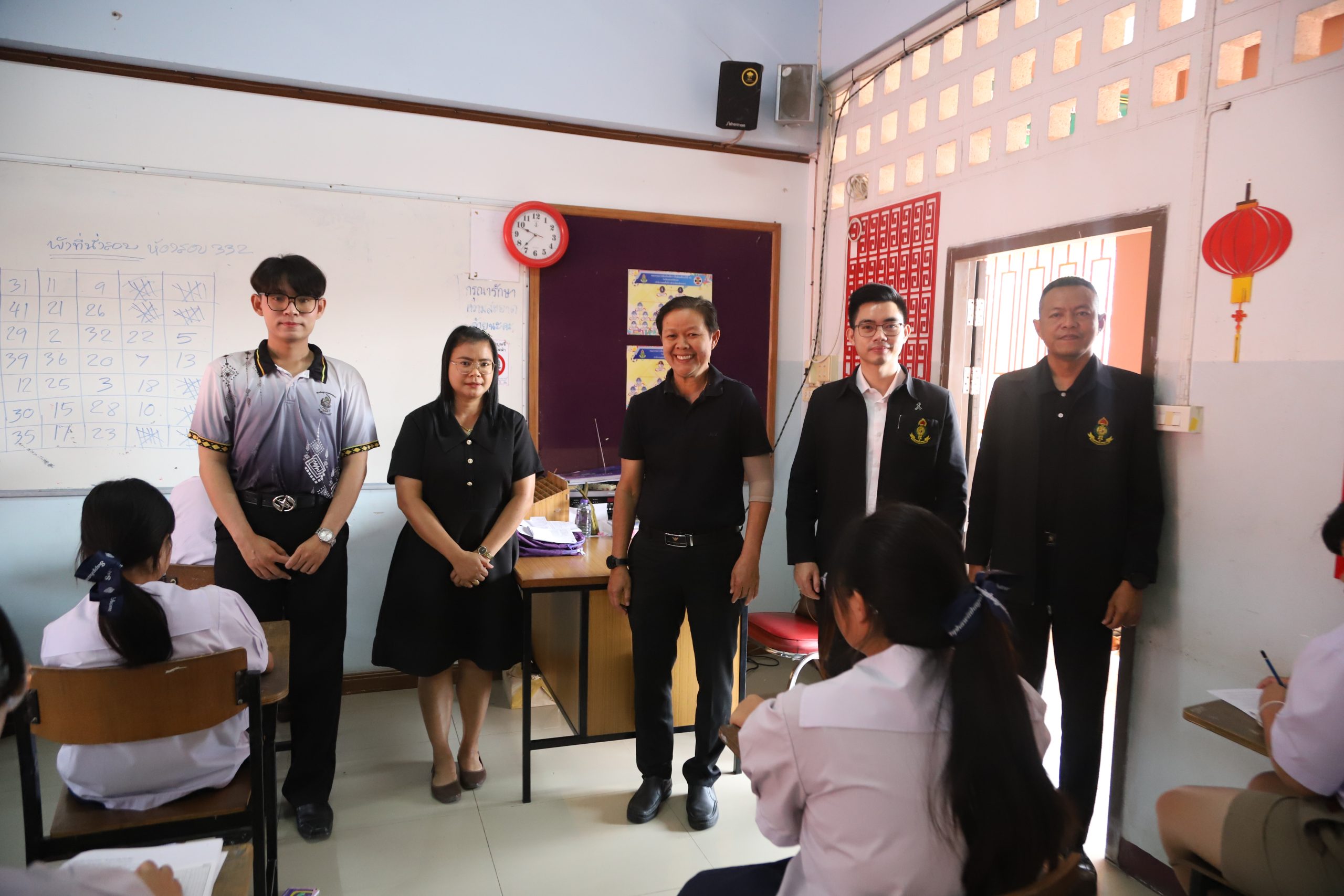 โรงเรียนสรรพวิทยาคม ดำเนินการตรวจเยี่ยมสนามสอบปลายภาค ระดับชั้นมัธยมศึกษาปีที่ ๑ – ๒ ภาคเรียนที่ ๒ ประจำปีการศึกษา ๒๕๖๘