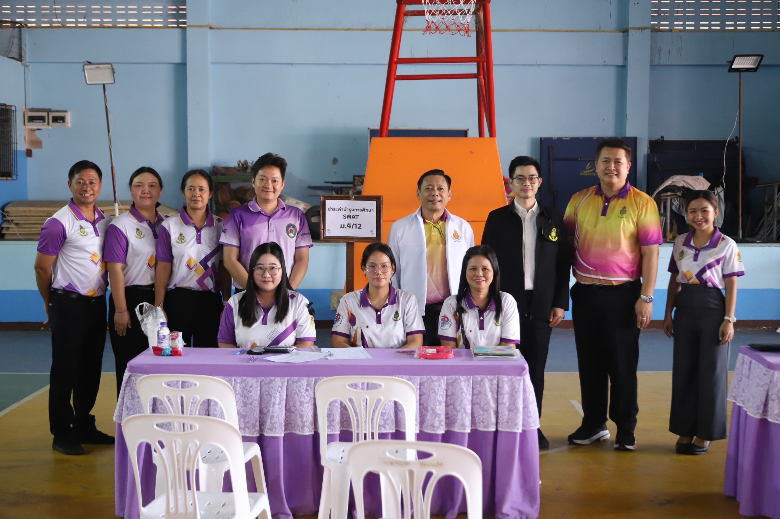 โรงเรียนสรรพวิทยาคม จัดการมอบตัวนักเรียนเข้าศึกษาต่อในระดับชั้นมัธยมศึกษาปีที่ ๔ ประเภทห้องเรียนพิเศษ ประจำปีการศึกษา ๒๕๖๙